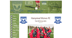 Desktop Screenshot of hampsteadwomenfc.co.uk
